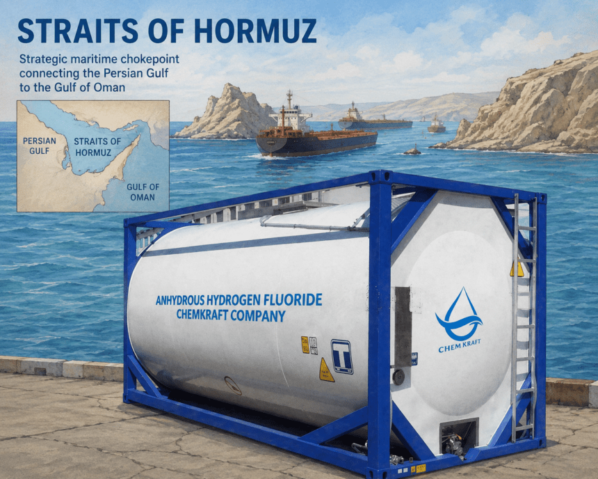 Strait of Hormuz map