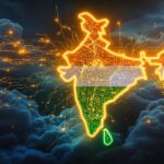 India 2035 semiconductor value chain strategy artistic illustration