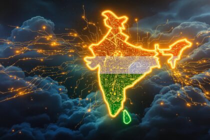 India 2035 semiconductor value chain strategy artistic illustration