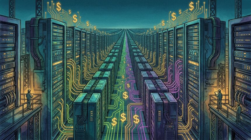 Nvidia OpenAI data center financing illustration