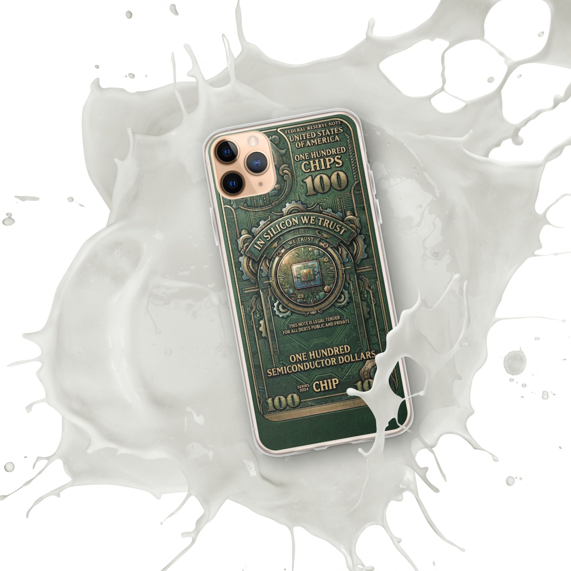 Clear Case for iPhone®: "In Silicon We Trust" - Image 2