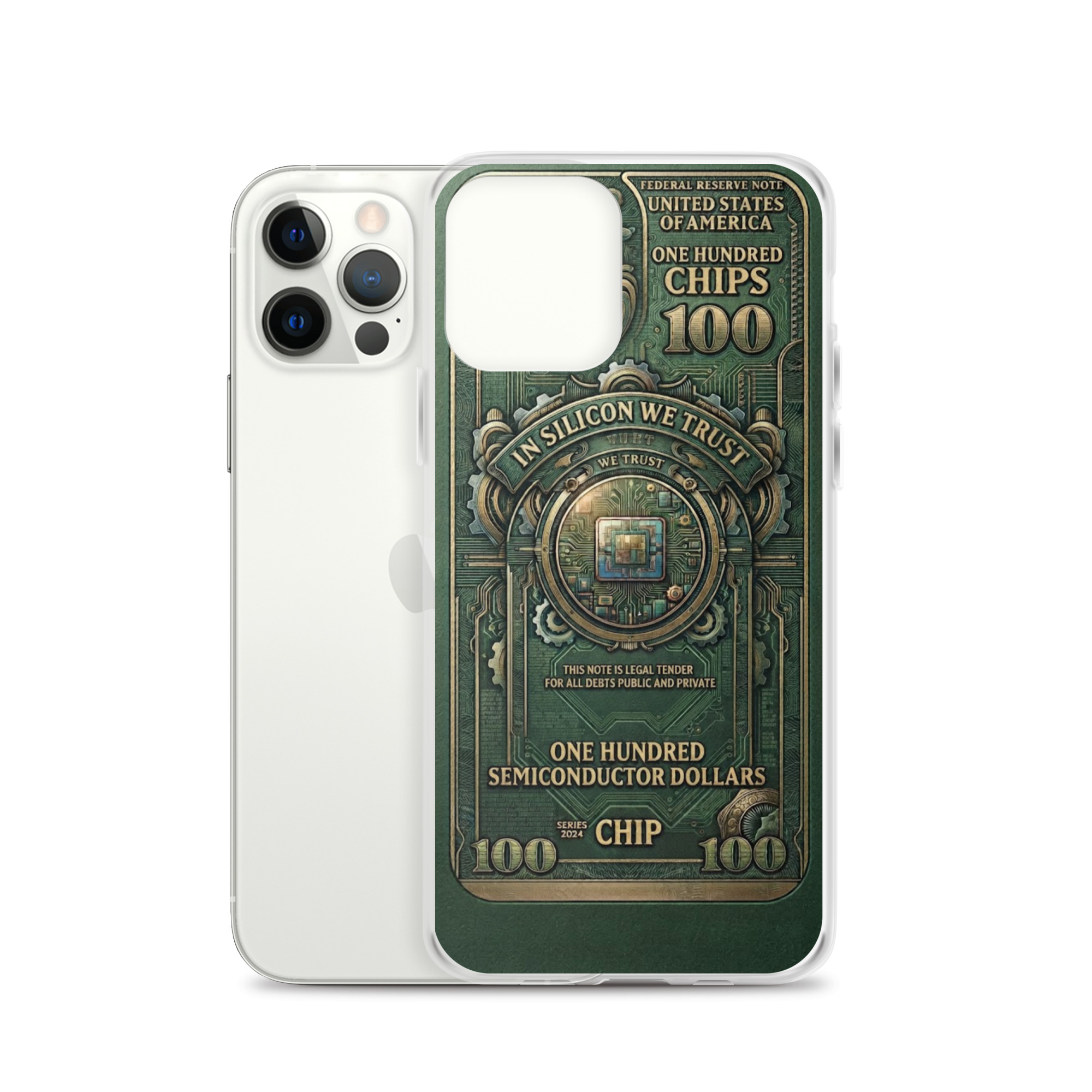 Clear Case for iPhone®: "In Silicon We Trust" - Image 3