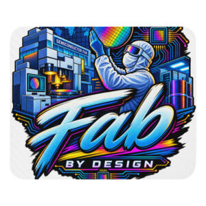 Mouse pad: "Fab By Design"