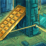 Hand-drawn illustration for a semiconductor industry article