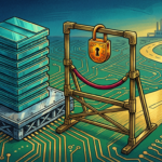 Hand-drawn illustration for a semiconductor industry article