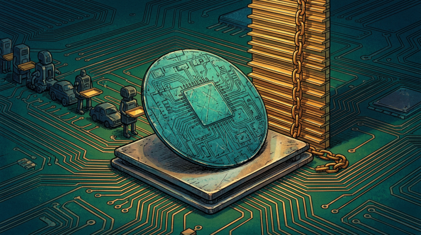 Feature illustration for: A foundry keeps raising prices on the chips nobody wants to make